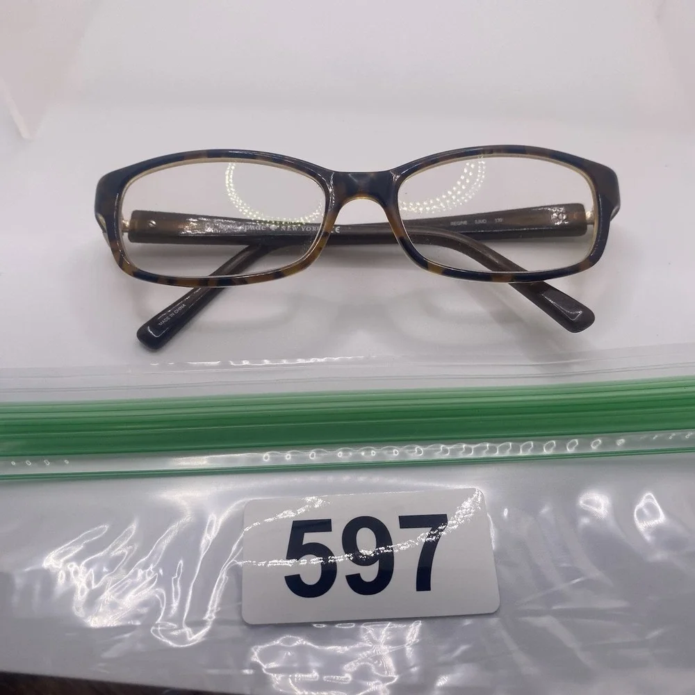 Kate Spade Eyeglasses FRAMES ONLY Regine 0JMD 130 Brown Tortoise 597